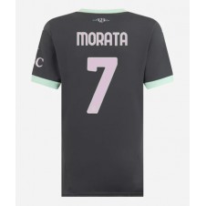 AC Milan Alvaro Morata #7 Tredje Tröja Dam 2024-25 Korta ärmar